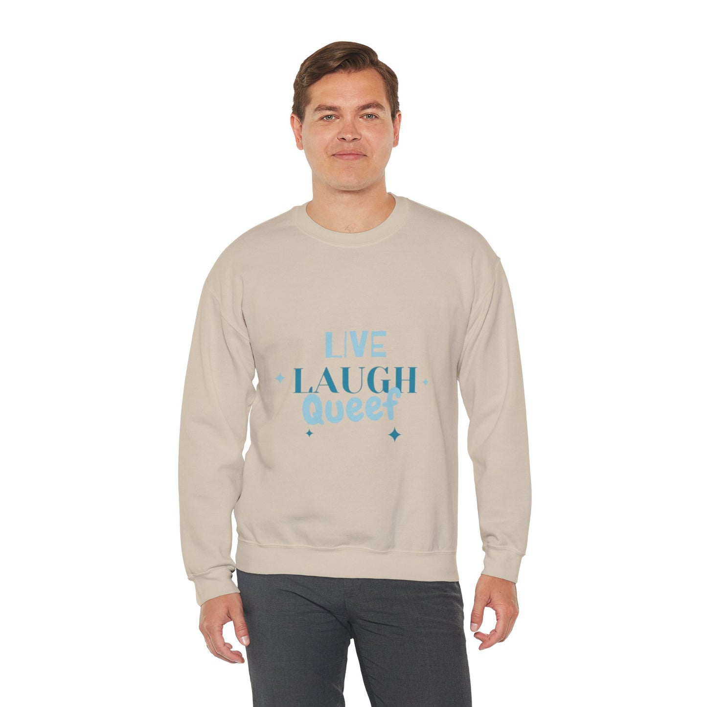 'Live Laugh' Crew Neck