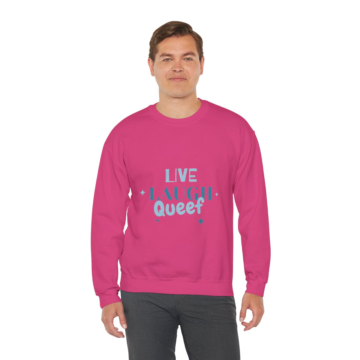 'Live Laugh' Crew Neck