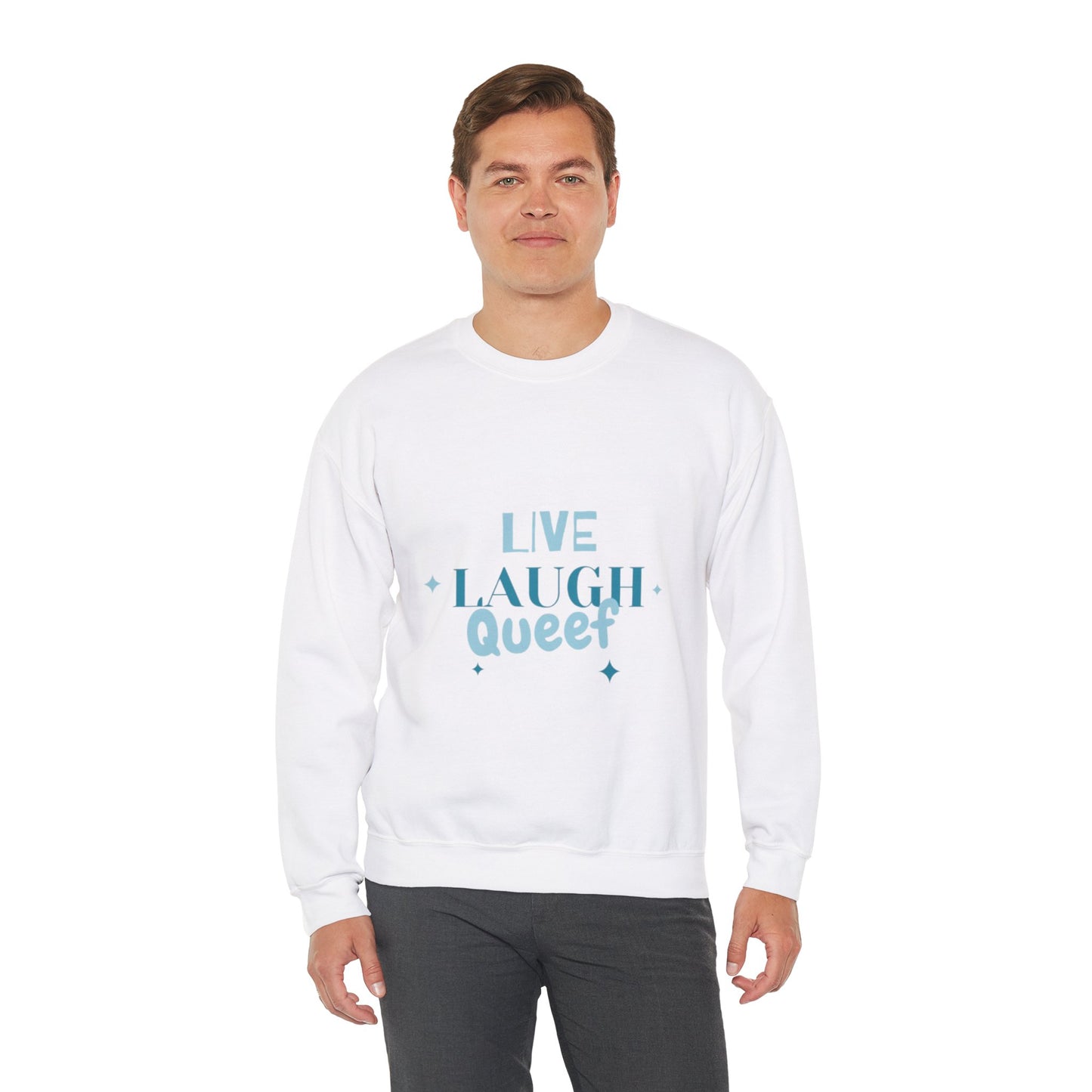 'Live Laugh' Crew Neck